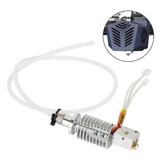 Хотенд KINGROON E3D V5-vyper  с радиатором для 3d принтера Anycubic Vyper плюс носок и 4 сопла Киев