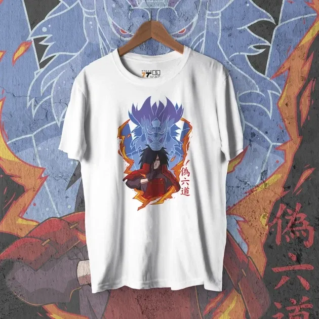 Футболка для підлітка хлопчика з принтом Наруто Мадара Сусано WE Розмір 160 Anime10514 Дніпро - фото 1