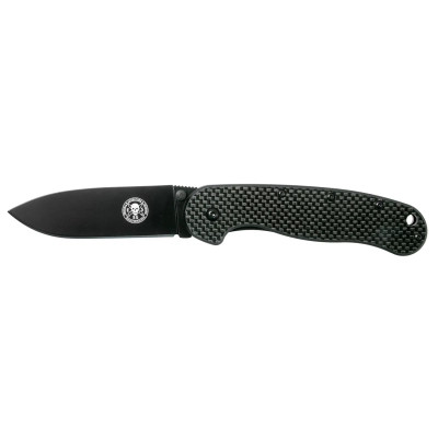 Ніж Esee Avispa Black Blade D2 Carbon fiber G10 Black (BRK1302CFB) Вінниця - фото 1