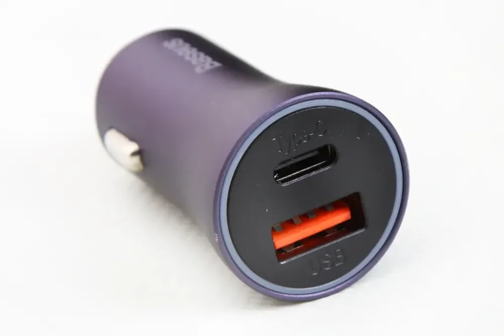 Зарядка в прикуриватель 1USB/1Type-C QC 40Вт Baseus  темно-серый Винница - изображение 1