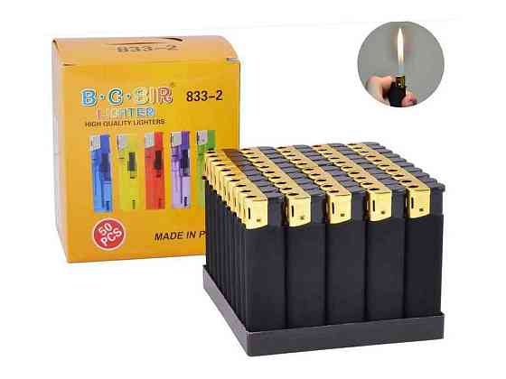 Запальничка 833-43 Пьезо, чорна ТМ SunOPT Київ