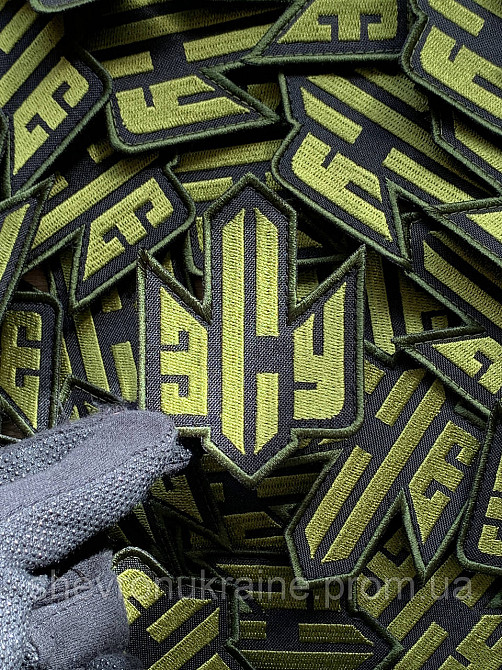 Шеврон ЗСУ (Форма контурная. На липучке) Размер 9x6.5см Киев - изображение 4