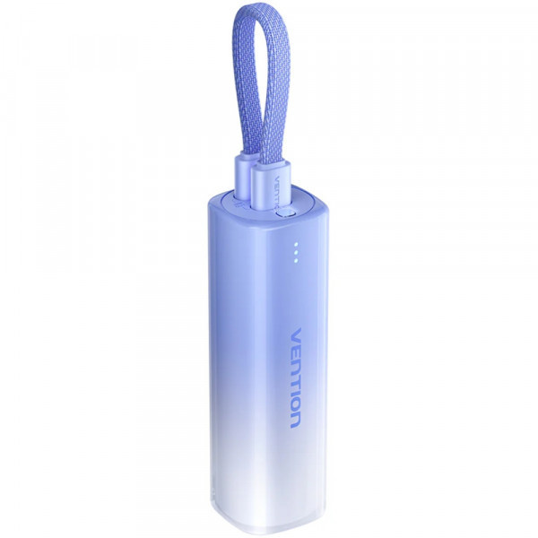 УМБ Vention 5000mAh 20W PD, USB-C In/Out, Lightning In/Out, with cable, Gradient Blue Киев - изображение 1