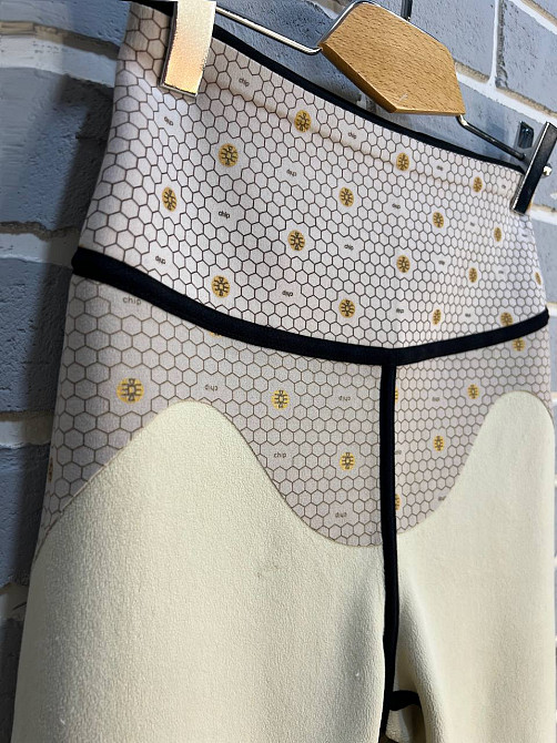 Лосини жіночі Ластівка 750 широкий пояс утягуючі дайвінг утеплені на хутрі чорні, чорний, 2XL Київ - фото 3