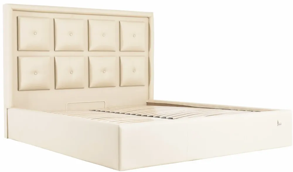 Кровать Windsor Comfort 140 х 190 см Fly 2207 С подъемным механизмом и нишей для белья Бежевый Днепр - изображение 19