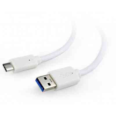 Дата кабель USB 3.0 AM to Type-C 0.1m Cablexpert (CCP-USB3-AMCM-W-0.1M) Вінниця