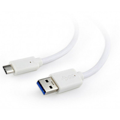 Дата кабель USB 3.0 AM to Type-C 0.1m Cablexpert (CCP-USB3-AMCM-W-0.1M) Вінниця - фото 1