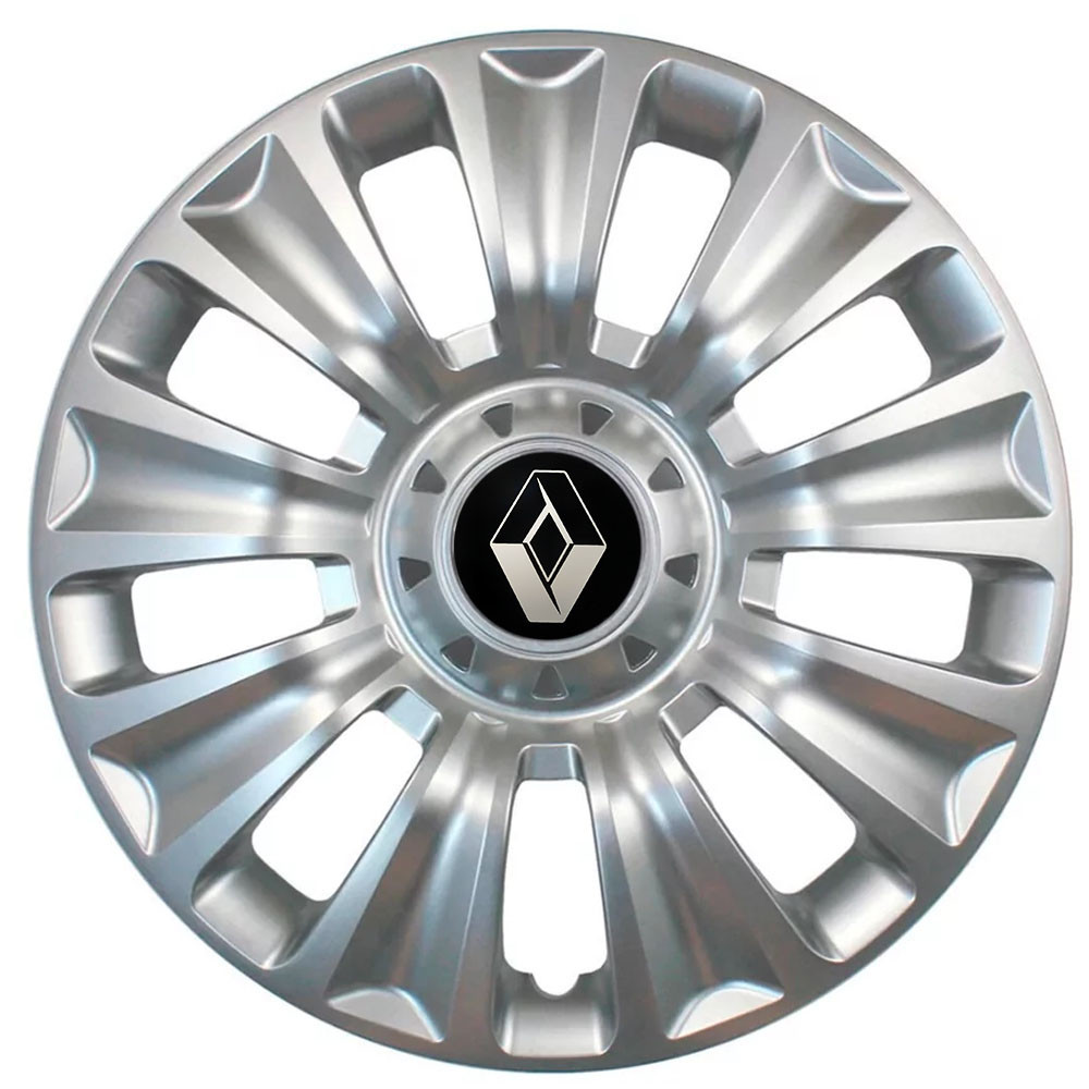 Автомобильные модельные колпаки R16 Renault 424 4шт, SJS, серебряные Киев - изображение 1
