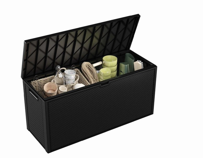 Ящик для хранения Keter Emily Box 270 л, серый Киев - изображение 6