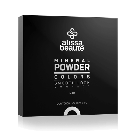 Минеральная компактная пудра 01 Светлый беж Mineral Powder Alissa Beaute, 9 г Днепр