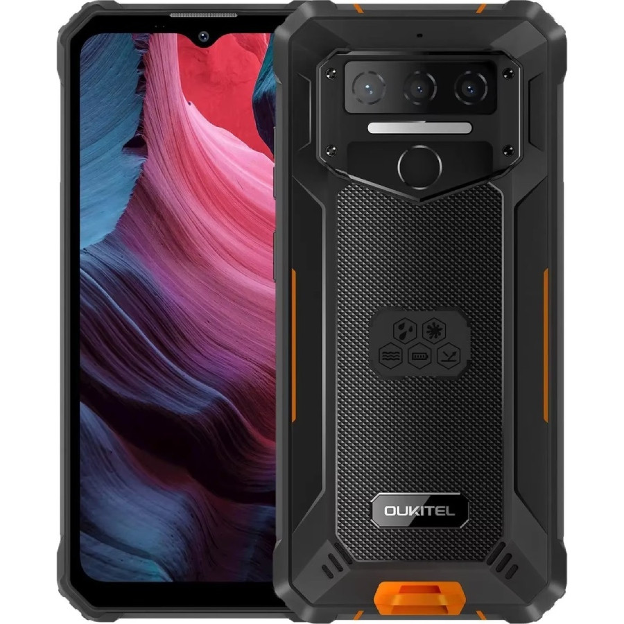 Смартфон Oukitel WP23 Plus 6.52"HD+ /8GB/256GB / T606 /10600mAh /13+5Мп/ IP69K /NFC Orange Вінниця - фото 1