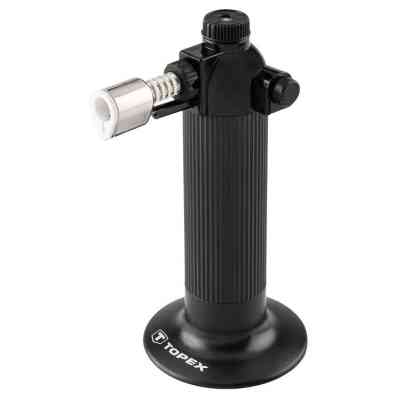 Газовый паяльник Topex микрогорелка, пьезоподжиг, 1300°C, объем 10мл (44E107) Винница