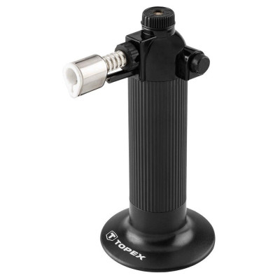 Газовый паяльник Topex микрогорелка, пьезоподжиг, 1300°C, объем 10мл (44E107) Винница - изображение 1