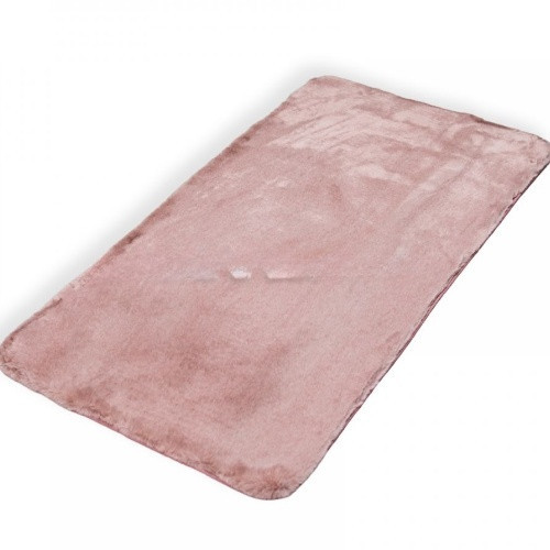 Килимок для підлоги з еко-хутра ТМ Dariana Tweed 75*150 см рожевий Житомир - фото 3