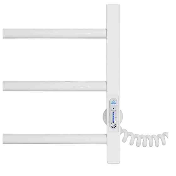 Электрический полотенцесушитель Laris Зебра Альфа ЧК6 400Х800 Э белый, правое подключение Киев