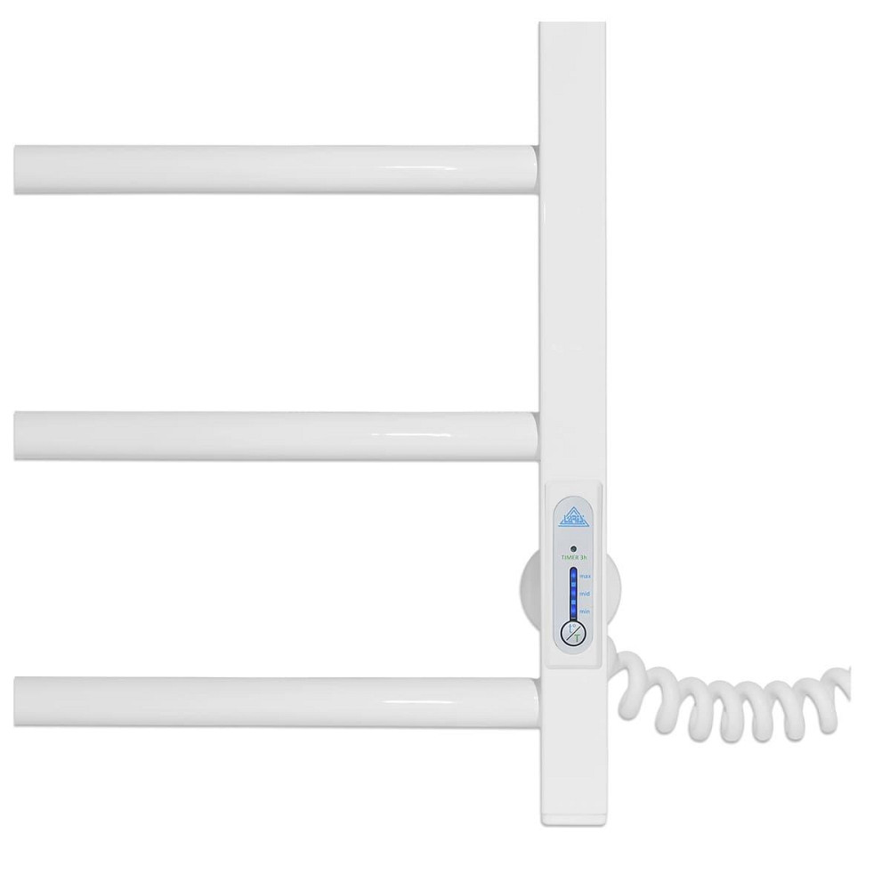 Электрический полотенцесушитель Laris Зебра Альфа ЧК6 400Х800 Э белый, правое подключение Киев - изображение 5