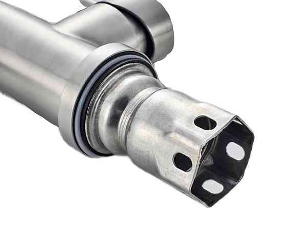 Смеситель для умывальника Mixxus SUS-001-G нержавеющая сталь поворотный излив Черновцы