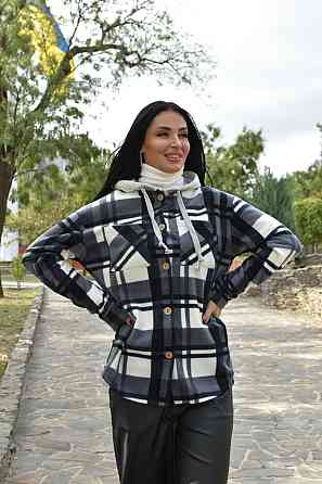 Жіноча тепла сорочка "Delta" оптом | Норма 42-44, Графіт Київ