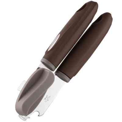 Консервный нож Ardesto Gemini, 19.9см, нержавіюча сталь, пластик, сіро-коричневий (AR2162PG) Винница