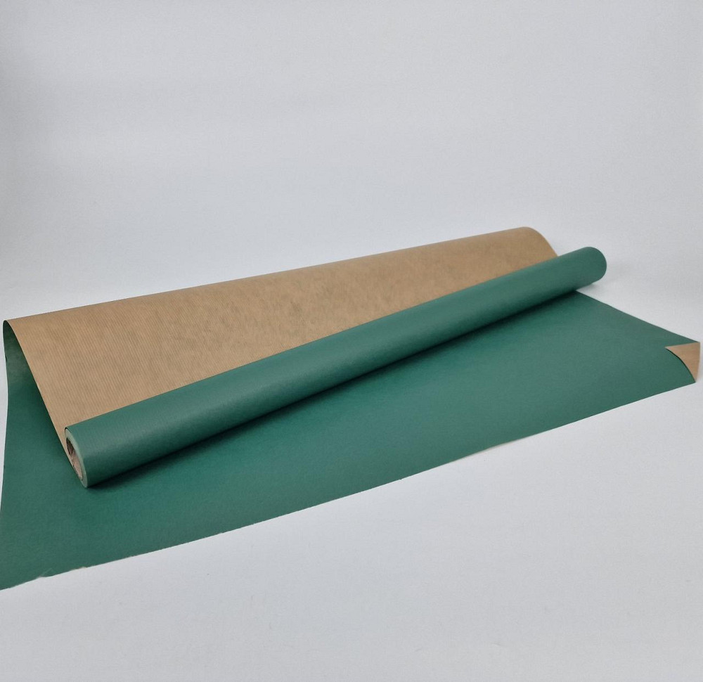 Рулон 8 м бумага подарочная тонированная (36) для цветов (h660)  №5 Зелёный (1 шт) Харьков - изображение 1