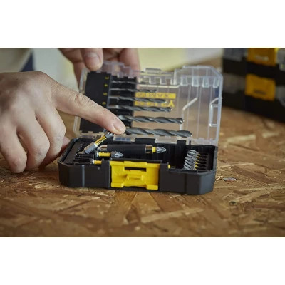 Набір свердл і біт Stanley FatMax, Phillips, Pozidriv, Torx, Pz1, Ph1, T20, L 25, 50 мм, 19 шт, кейс (STA88554) Вінниця - фото 4