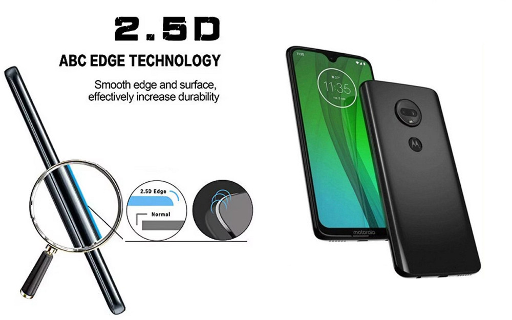 Захисне скло ArmorGlass для Motorola Moto G7 – стійке до подряпин та ударів Київ - фото 2