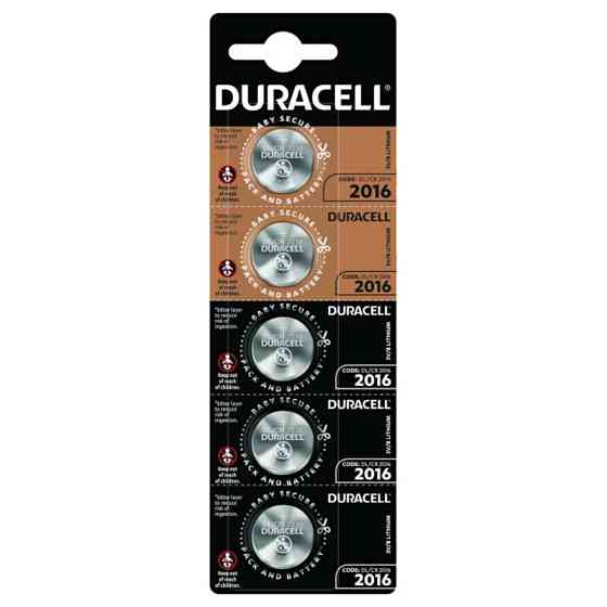 Батарейка Duracell CR2016 (5шт) Київ