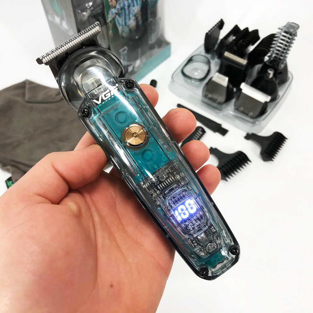 Профессиональная машинка для стрижки волос и бороды VGR Беспроводная машинка для стрижки дома VM-60 Львов - изображение 2