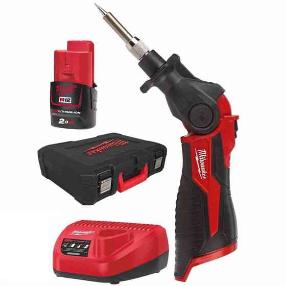 Акумуляторний паяльник MILWAUKEE M12 SI-201C 4933459761 (+1 акумулятори, зарядний пристрій, кейс) Одеса