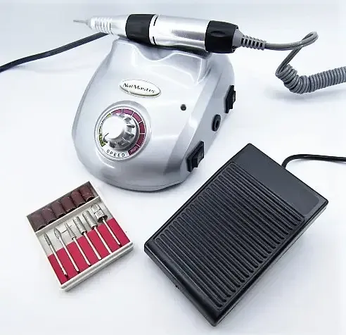 Фрезер для маникюра и педикюра Nail Master (45000 оборотов , 65 вт) серебро Киев - изображение 1