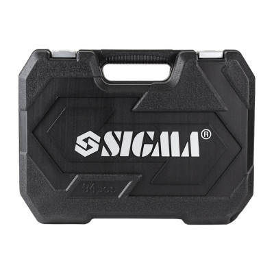 Набір інструментів Sigma насадок торцевих та біт 1/4&quot;, 1/2&quot; 94шт CrV mid (6003761) Вінниця - фото 6