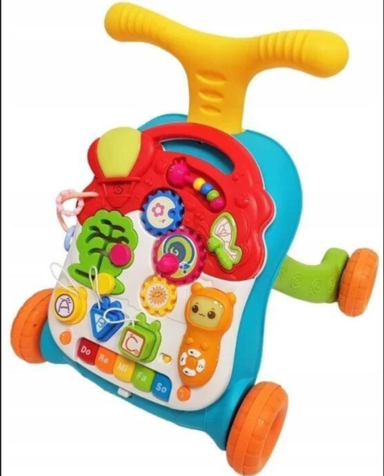 Ходунки каталка Limo Toy 2 в 1 Веселий бізіборд ігровий столик (M 5473 AB) Чернігів - фото 1