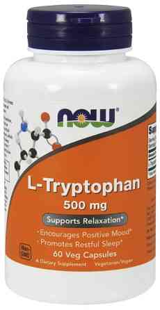 Триптофан Now Foods L-Tryptophan 500 мг 60 капс Київ