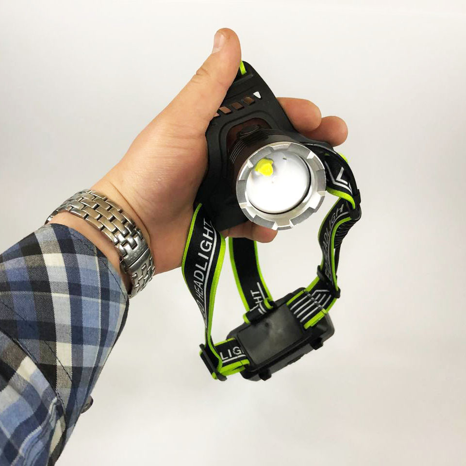 Фонарик на голову диодный Police BL-8003-P50, Фонарь для ночной езды, Мощный фонарь для ночной рыбалки AV-35 Киев - изображение 4