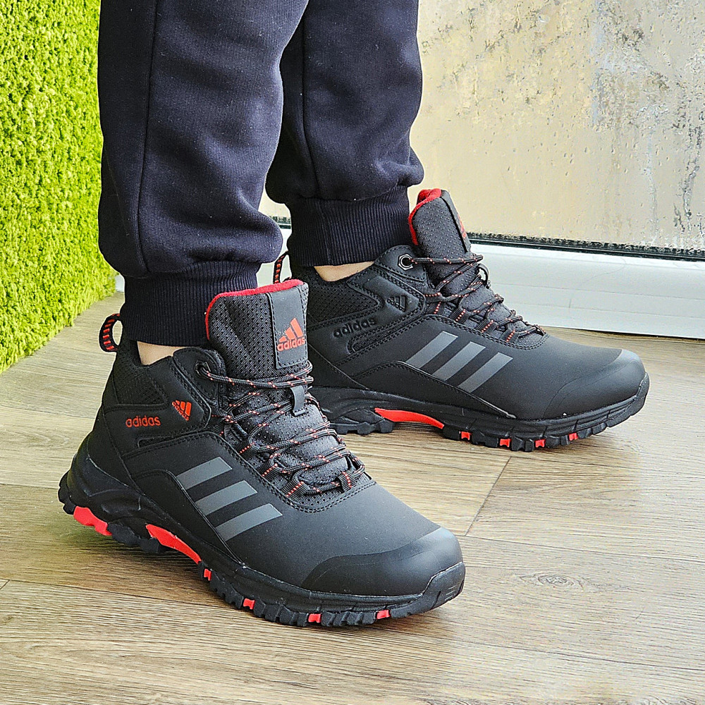 Зимние Кроссовки Adidas Terrex GORE-TEX с МЕХОМ Черные Мужские Адидас Гортекс (размеры: 41) - 3 Днепр - изображение 6