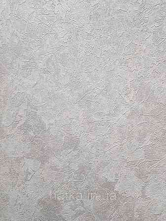 Шпалери вінілові на флізеліні гарячого тиснення DU&KA 1.06х10 вензель основа під штукатурку сірі коричневі Київ