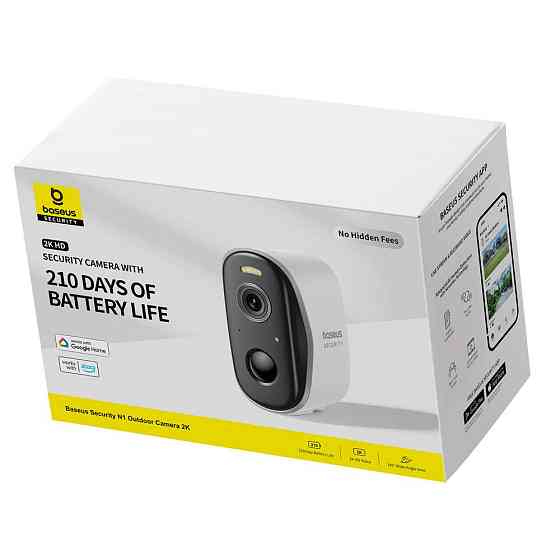 IP-камера відеоспостереження Baseus Security N1 Outdoor Camera 2K White Одеса