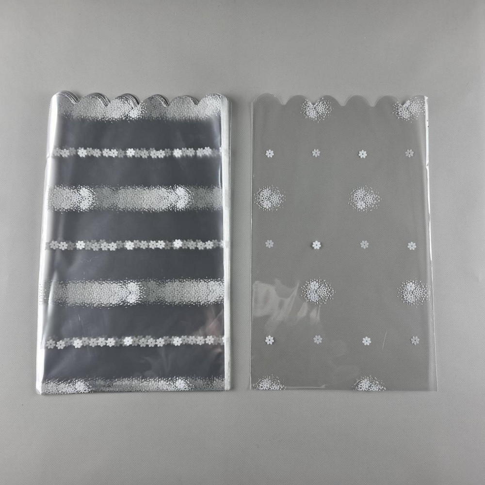 Пакет з малюнком для пакування подарунків (20*35) No383 (9) (ажурний) "Веночок" (100 шт.) Харків - фото 1