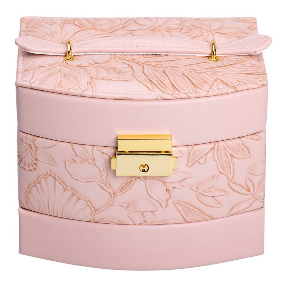 Yiwu Скринька для прикрас з еко шкіри 3 яруси із замком органайзер для ювелірних виробів HP-5-2 Коломыя - изображение 3