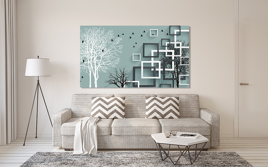 Картина холст в гостиную / спальню  Абстракція    MLP_319 Киев - изображение 2