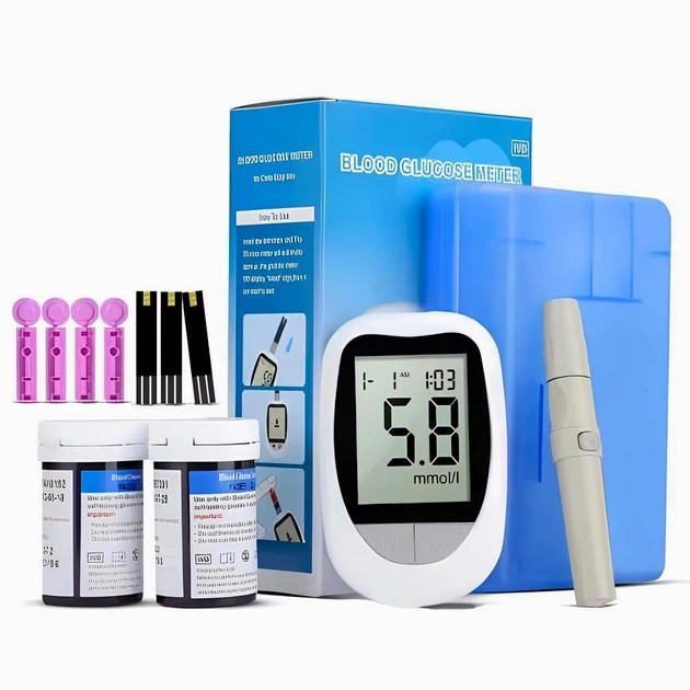 Аппарат для измерения сахара 50 тестов от батарейки Glucose Meter BY-100 для контроля уровня глюкозы в крови FK-28 Львов - изображение 3