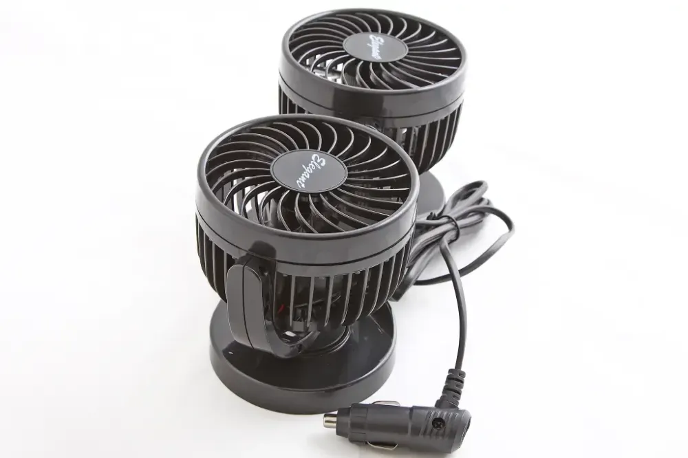 Вентилятор в прикур. пластм. 12В 4 Elegant подвійний Вінниця - фото 2