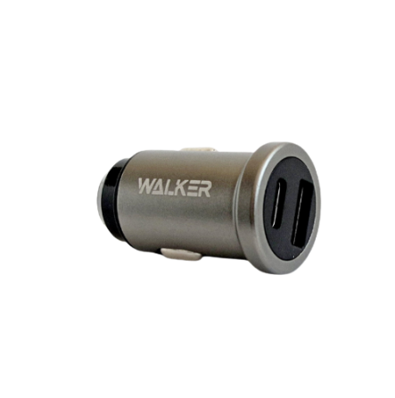 Автомобільний зарядний пристрій WALKER WCR-25 USB+Type-C 3,1А QC+PD чорний Житомир