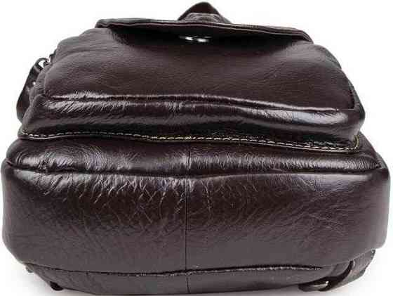 Сумка чоловіча Vintage 14559 з натуральної шкіри Коричнева Київ