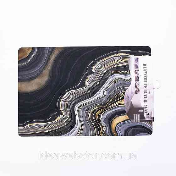Килимок універсальний діатомітовий Agate 58*38 см прямокутний Yiwu HP-42-77 Київ