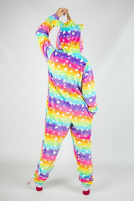 Кігурумі дитячий і підлітковий, "Єдиноріг- райдужний", дитяча піжама топ Крохатушка одяг Київ - фото 2