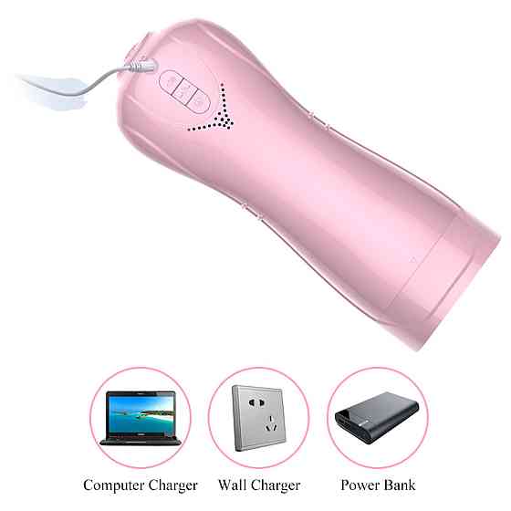 Мастурбатор B - Series Fox Vibrating and Flashing Masturbation Cup, розовый Sex Aura Киев