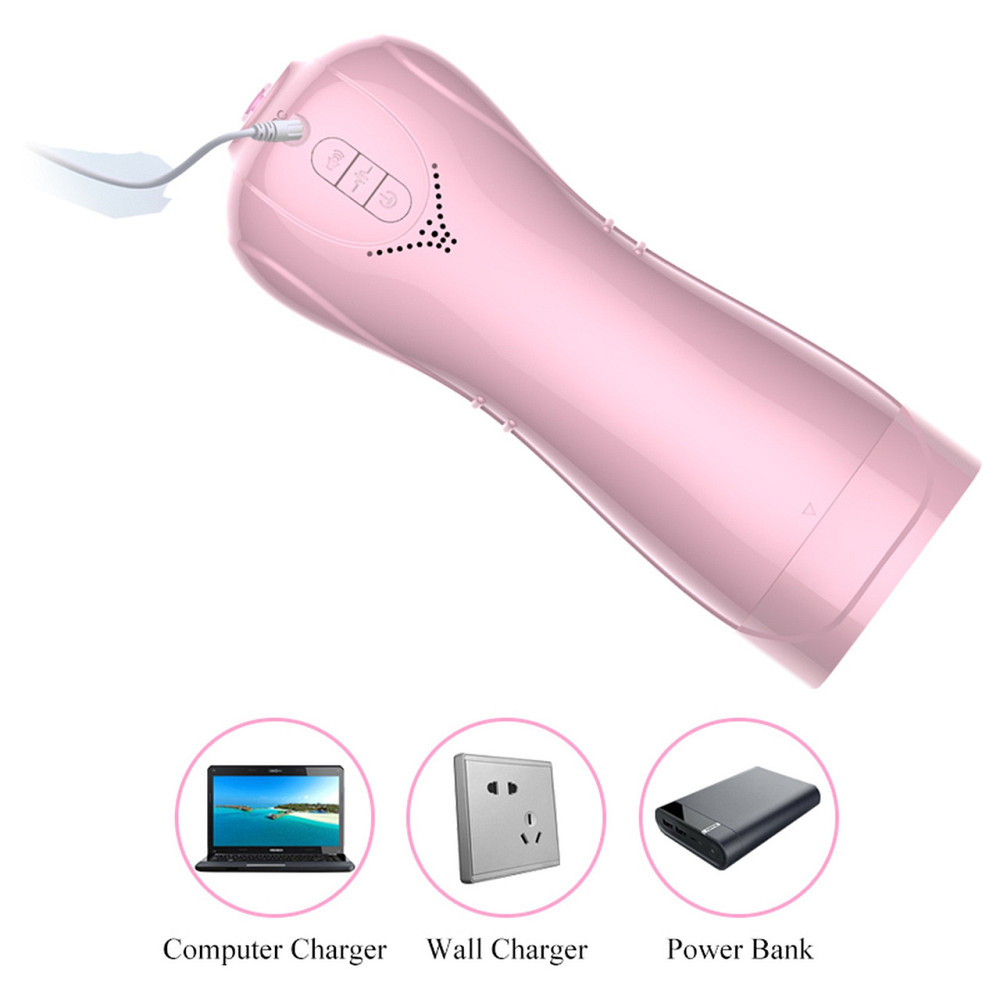 Мастурбатор B - Series Fox Vibrating and Flashing Masturbation Cup, розовый Sex Aura Киев - изображение 6