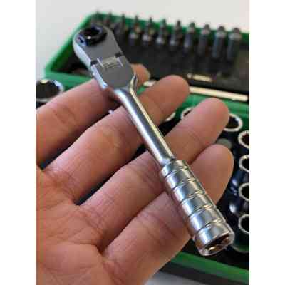 Набор бит Toptul и головок с трещоткой 1/4