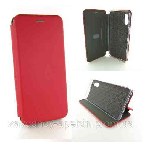 Чехол книжка подставка Samsung A02 A022 красный Одесса